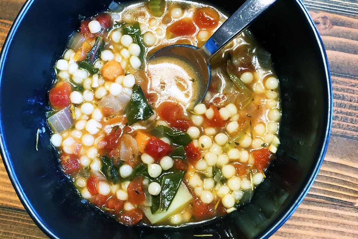 Minestrone Soup with Couscous
