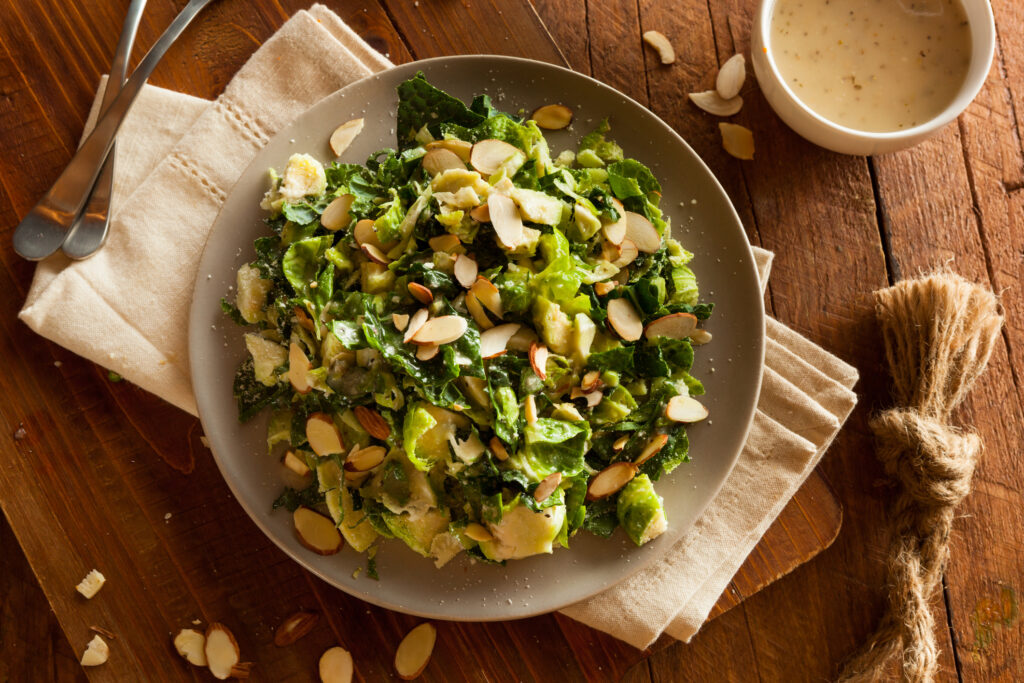 Brussels Sprout Kale Salad