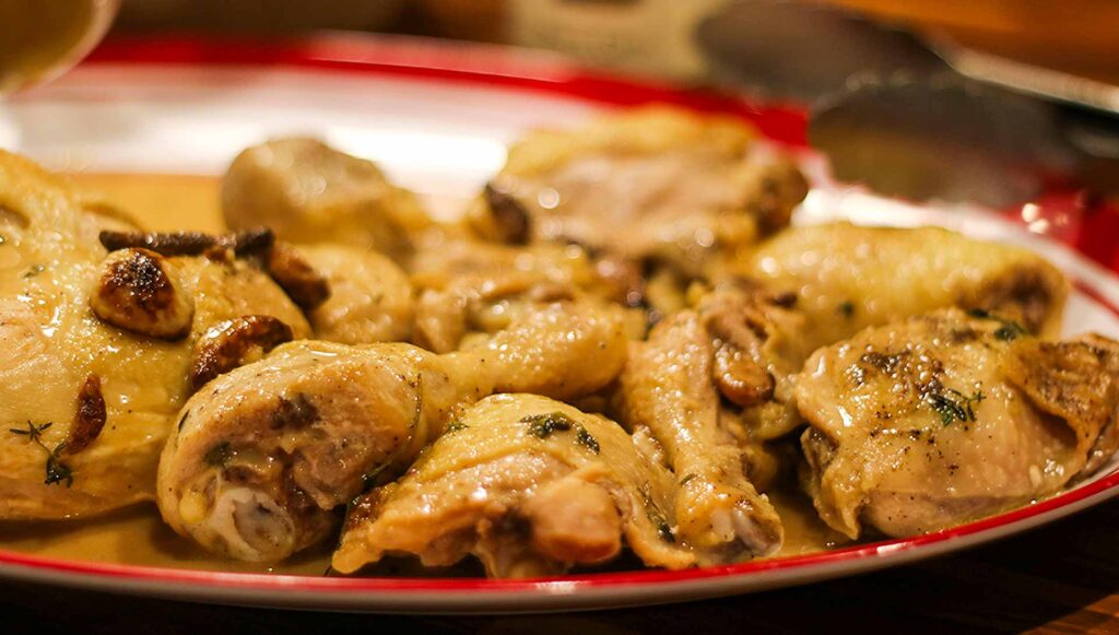 40 Clove Garlic Chicken