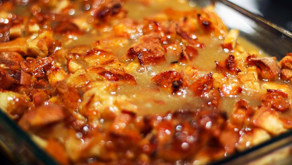 Caramel Apple Bread Pudding