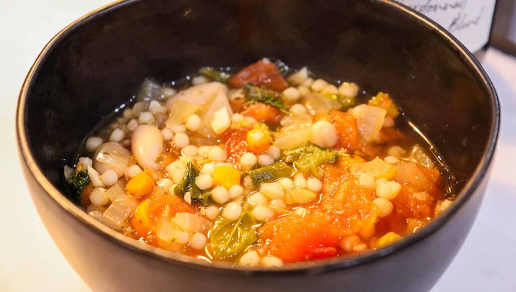 Minestrone Soup with Couscous