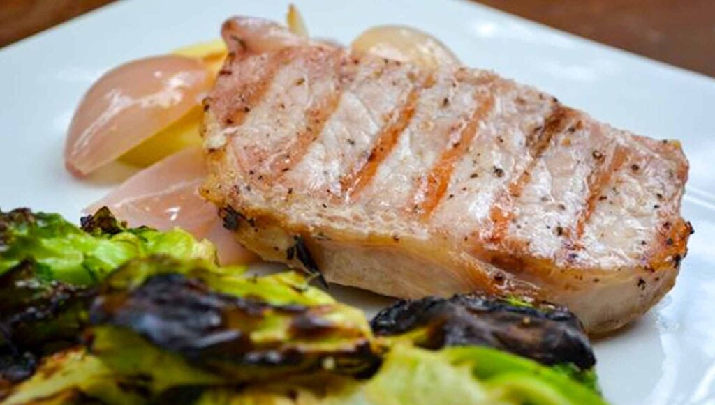 Pork Chops with Apples and Shallots