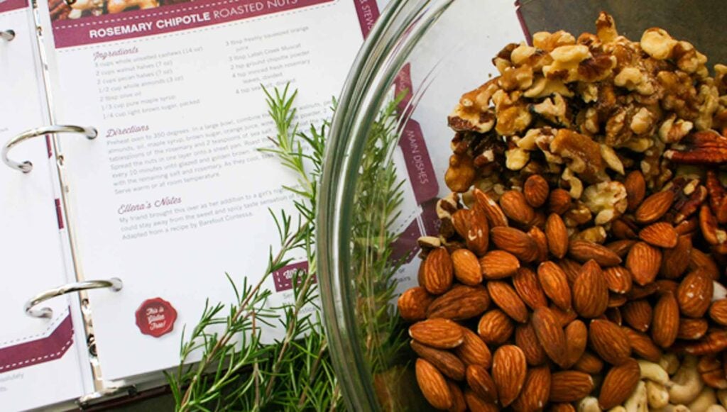 Rosemary Chipotle Roasted Nuts