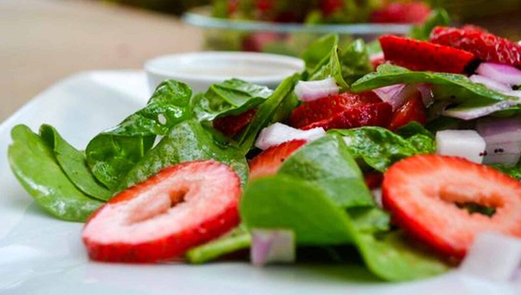 Strawberry Spinach Salad