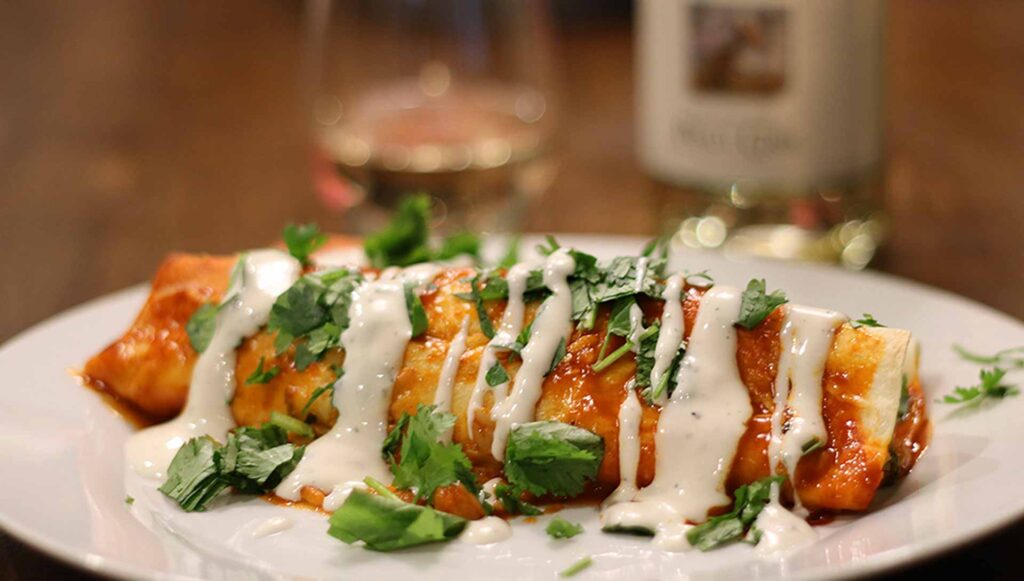 Summer Squash Enchiladas