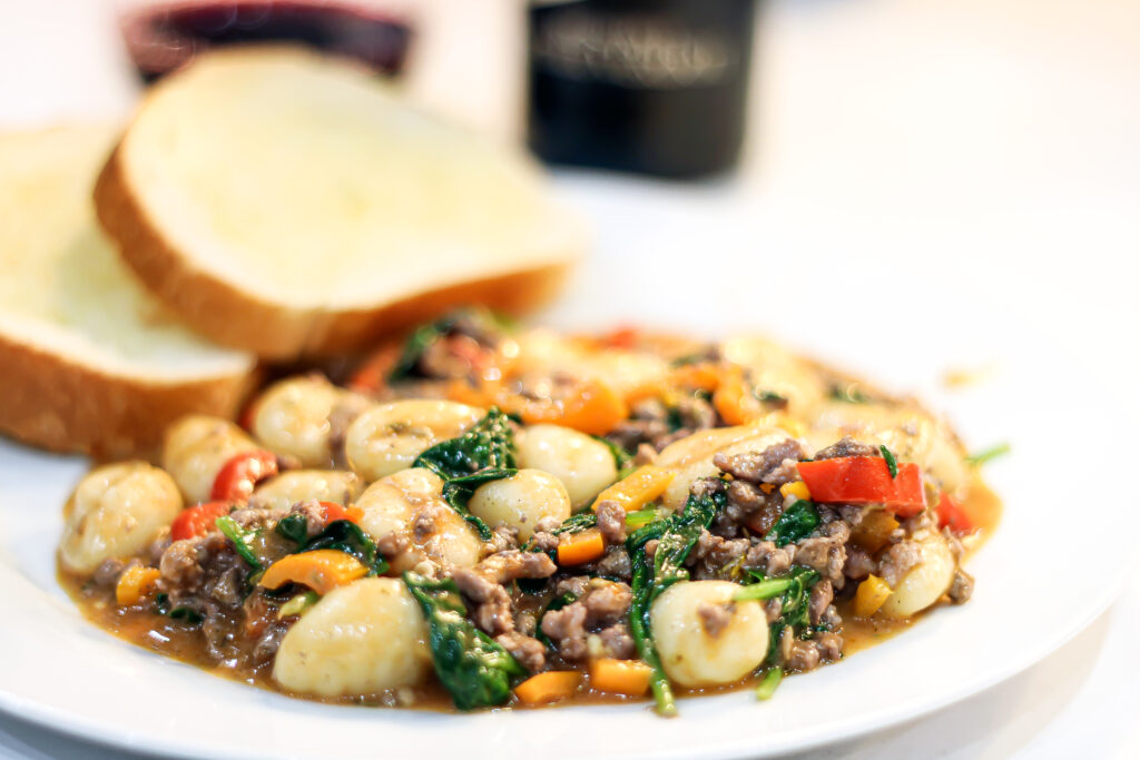 Italian Gnocchi with Pork